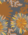 Papier Peint Floral - Chrysanthèmes Graphiques Automnaux
