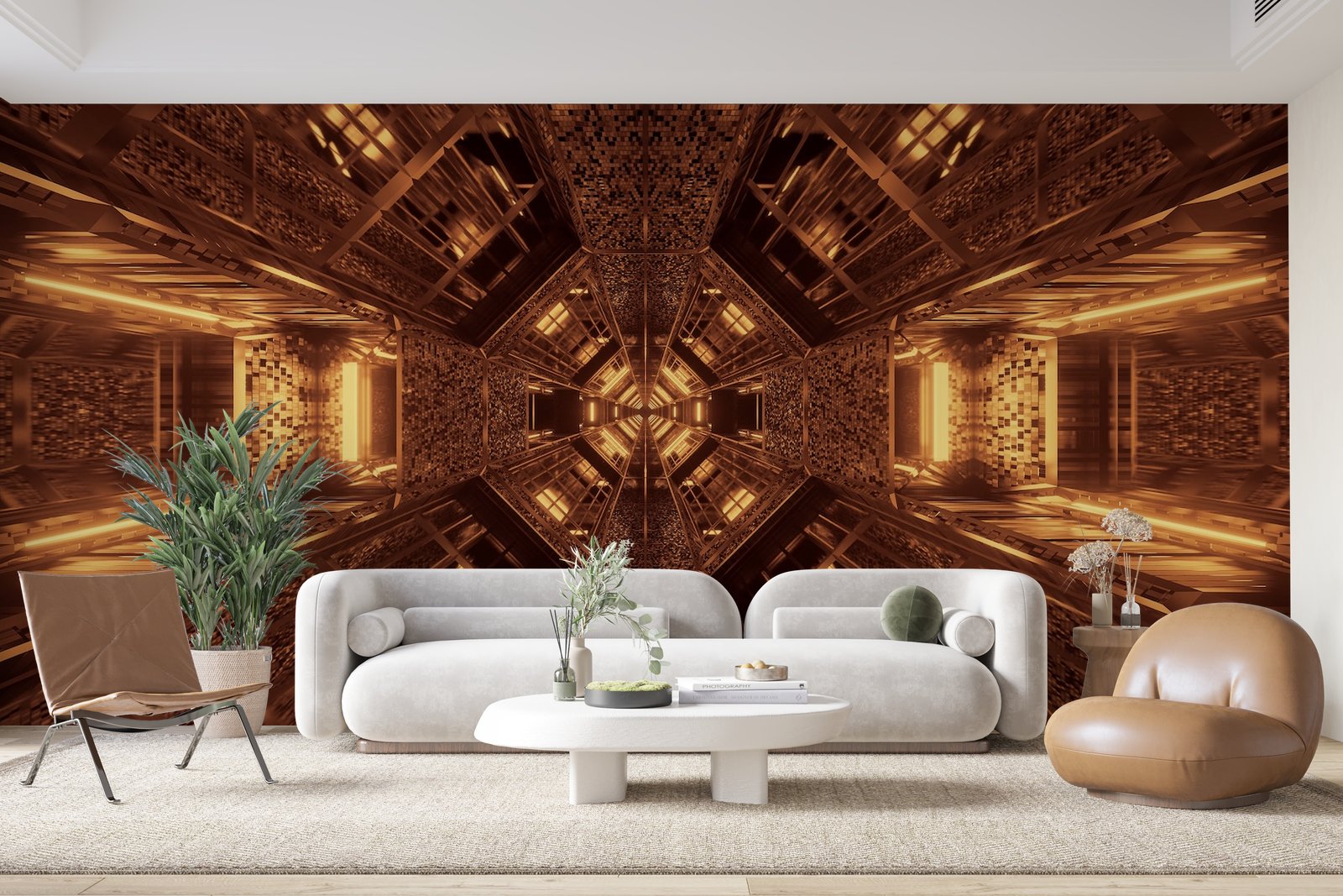 Papier peint 601 - mockup chambre