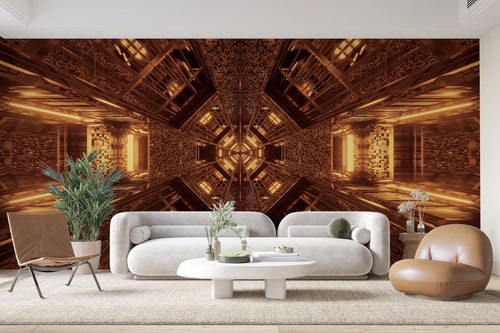 Papier Peint Baroque - Salle Dorée
