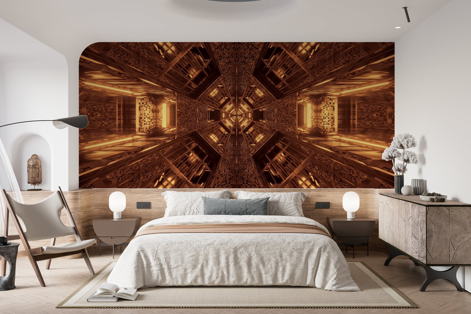 Papier peint 601 - mockup salon