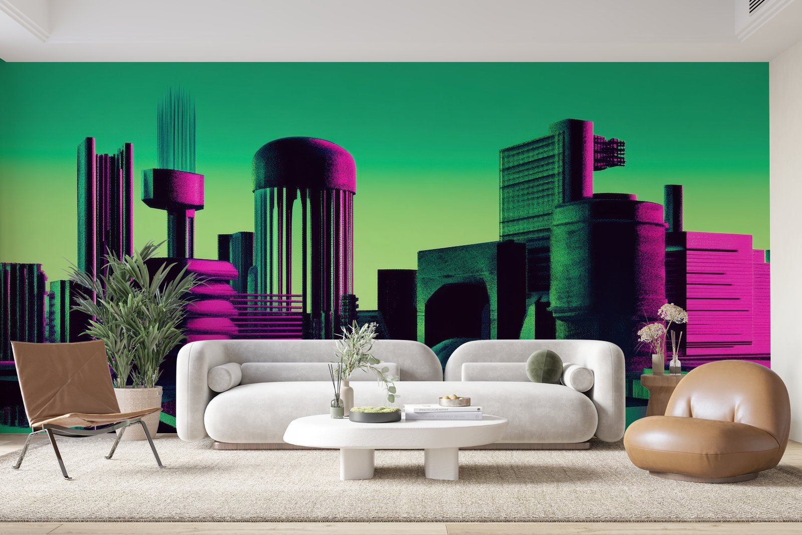 Papier peint 602 - mockup chambre