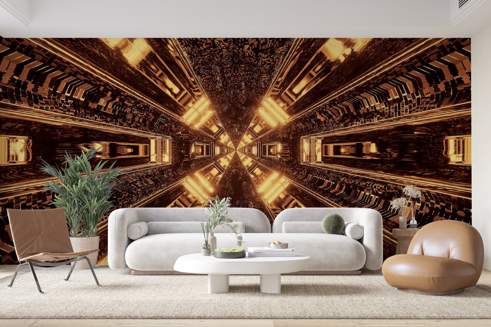 Papier peint 604 - mockup chambre
