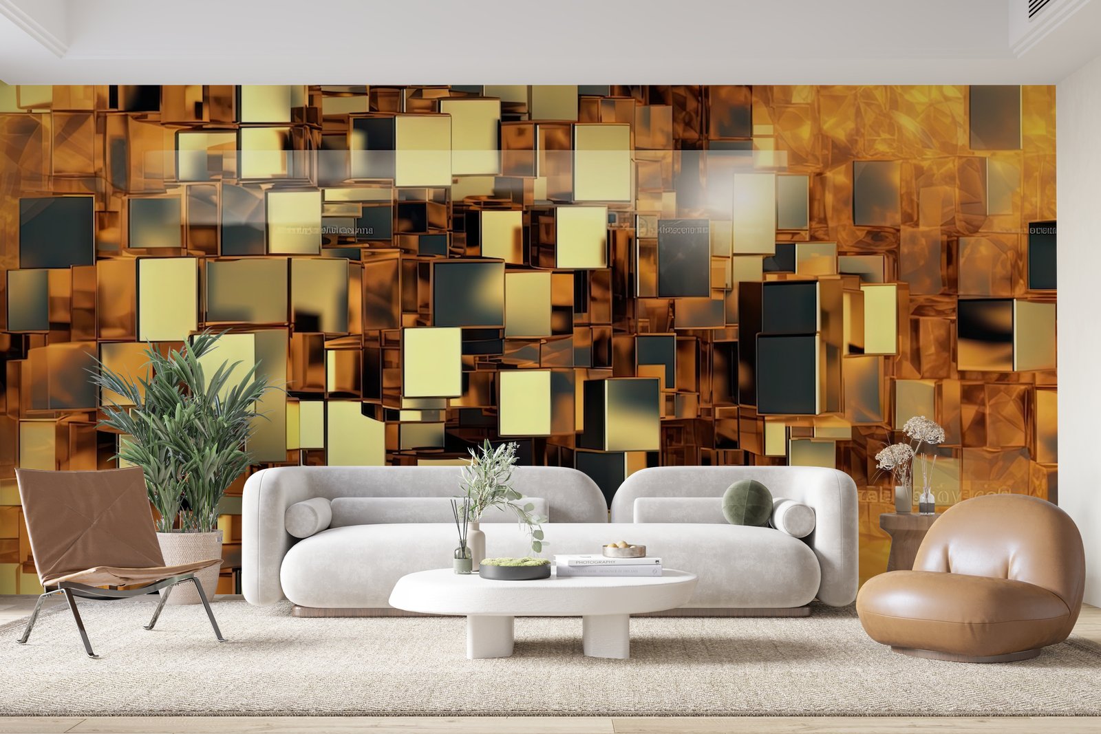 Papier peint 605 - mockup chambre