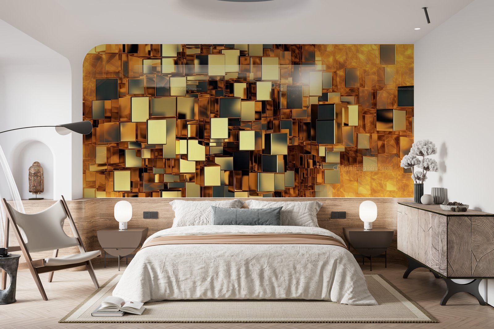 Papier peint 605 - mockup salon