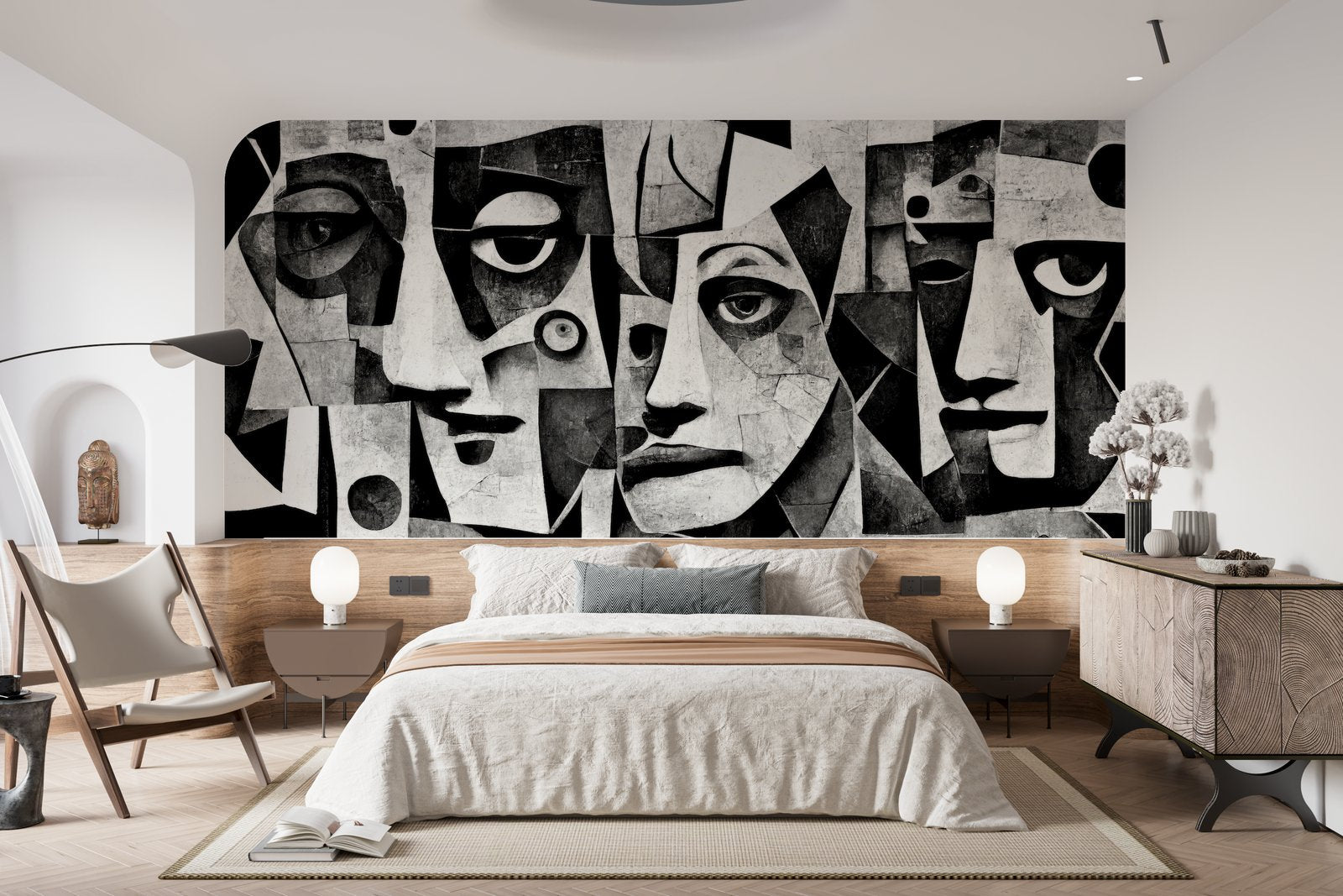 Papier peint 607 - mockup salon