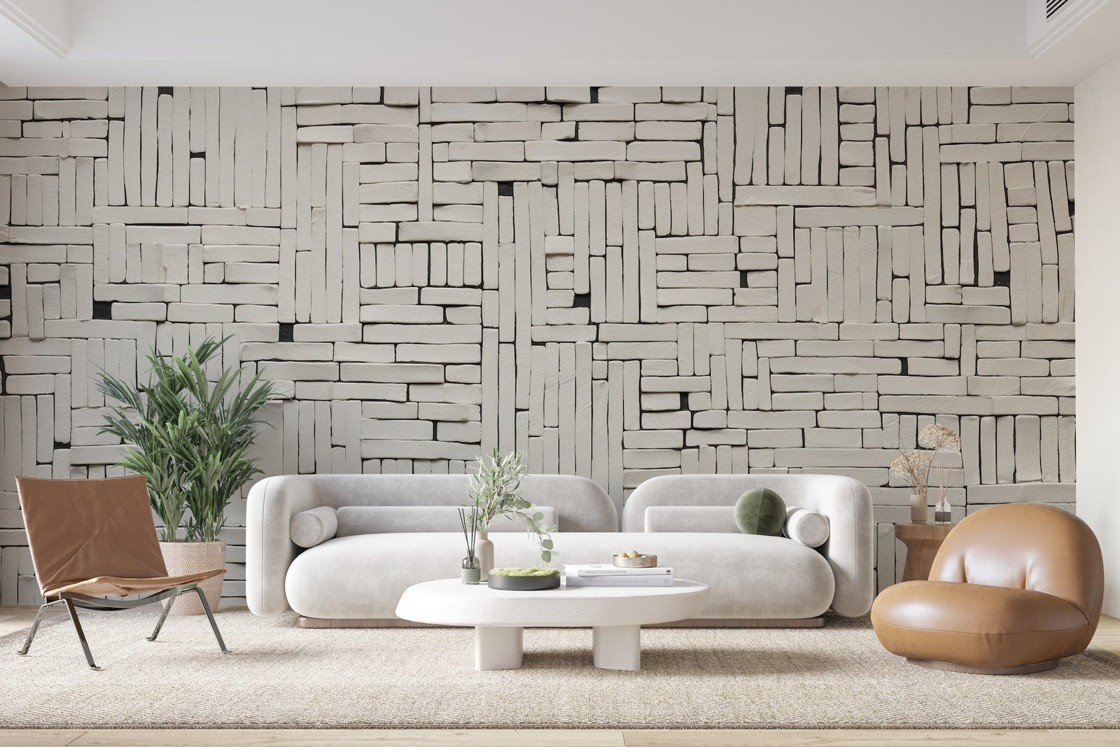 Papier peint 608 - mockup chambre