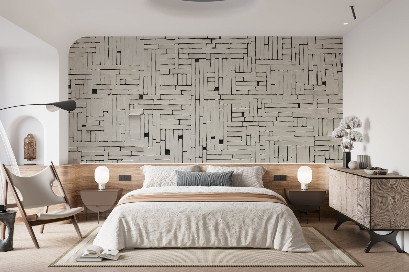 Papier peint 608 - mockup salon