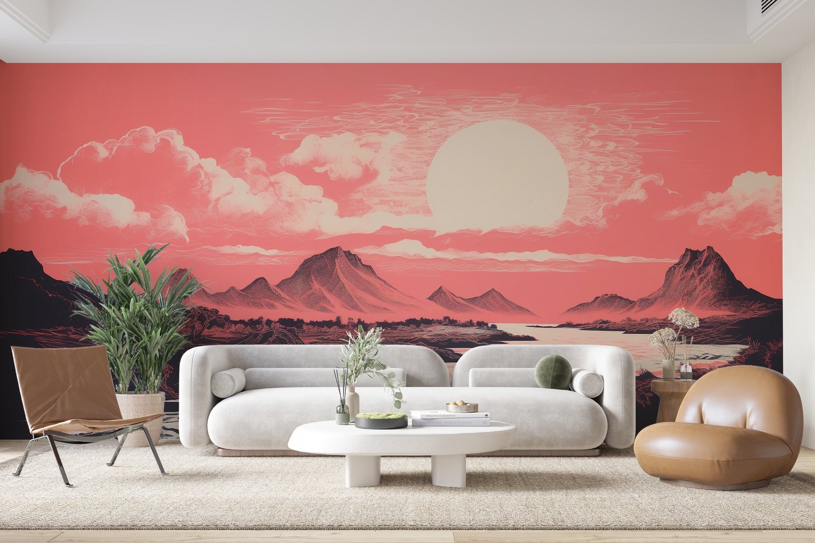 Papier peint 609 - mockup chambre