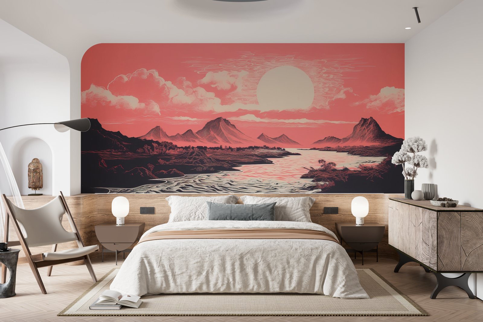 Papier peint 609 - mockup salon