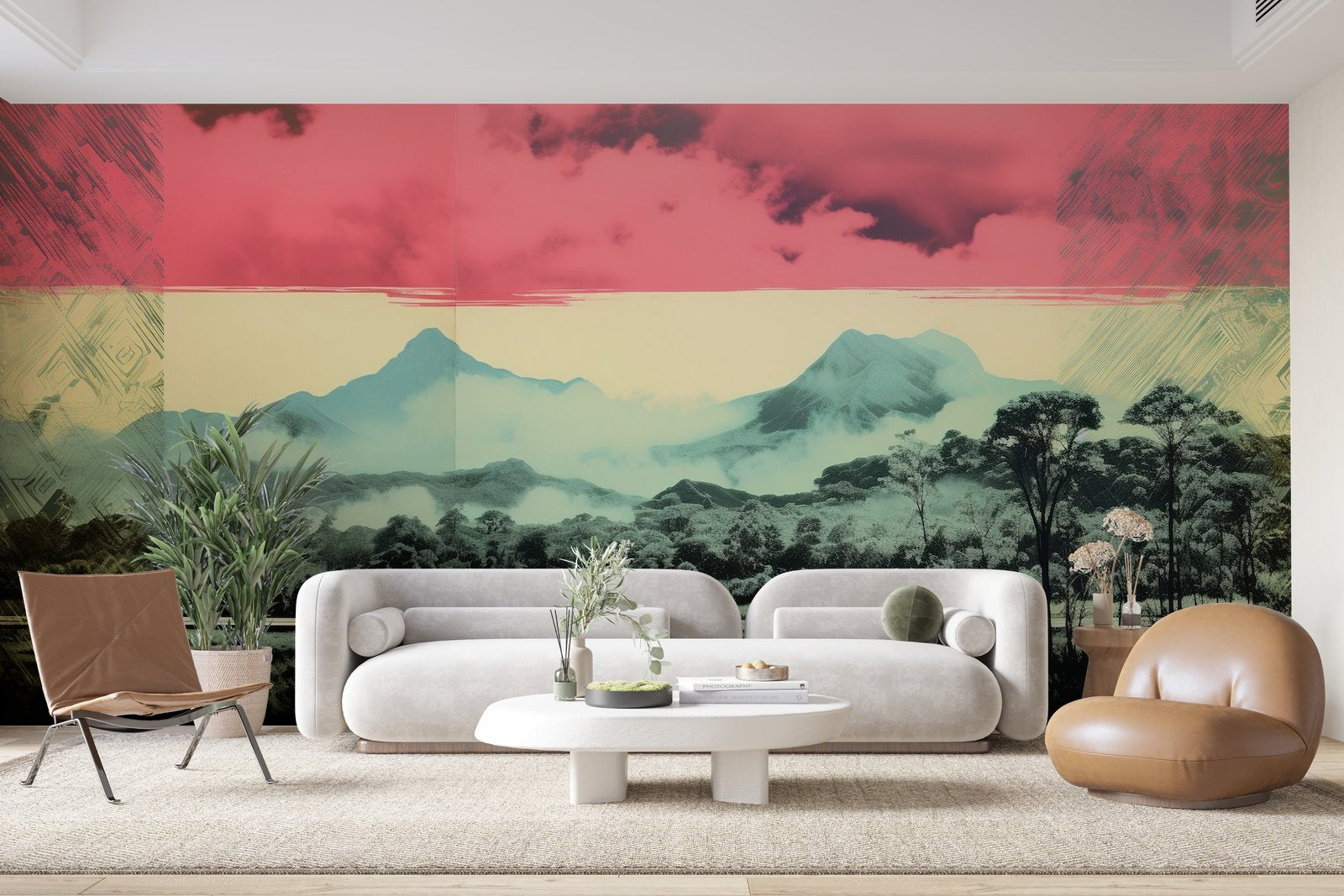 Papier peint 611 - mockup chambre