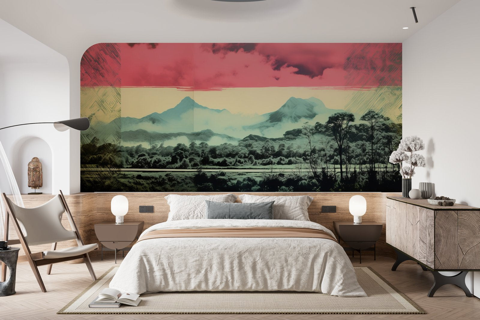 Papier peint 611 - mockup salon