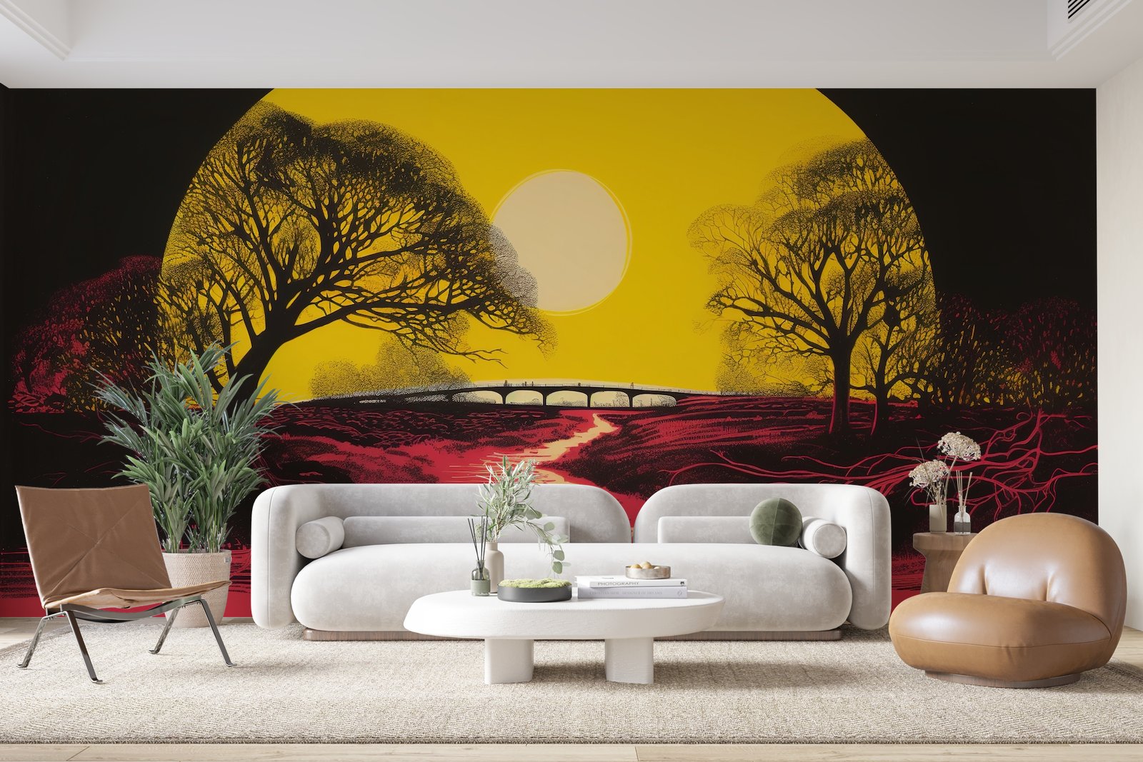 Papier peint 612 - mockup chambre