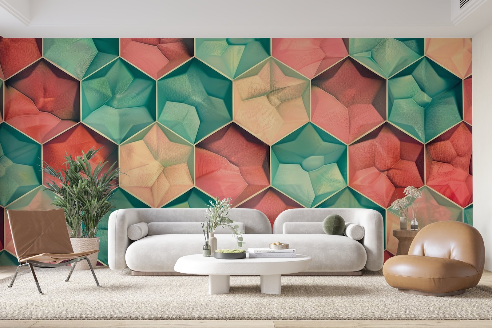 Papier peint 619 - mockup chambre