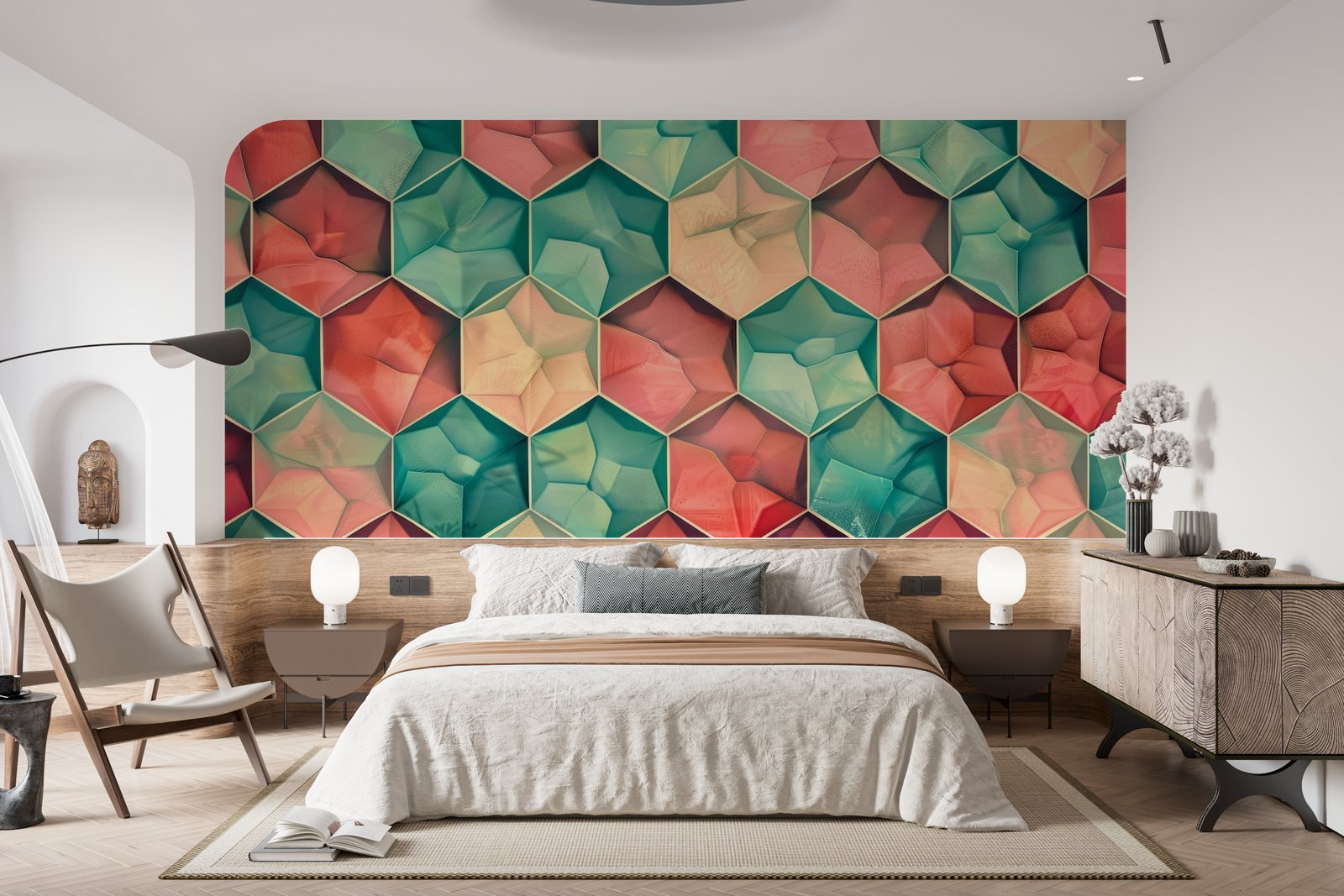 Papier peint 619 - mockup salon