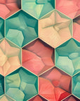 Papier Peint Géométrique - Pastel Doux