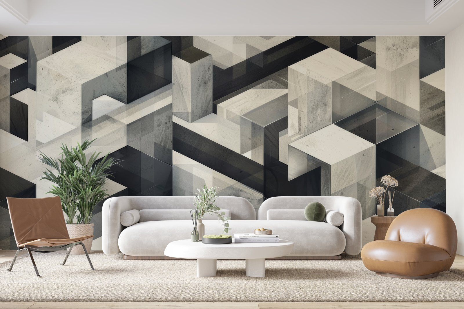 Papier peint 620 - mockup chambre