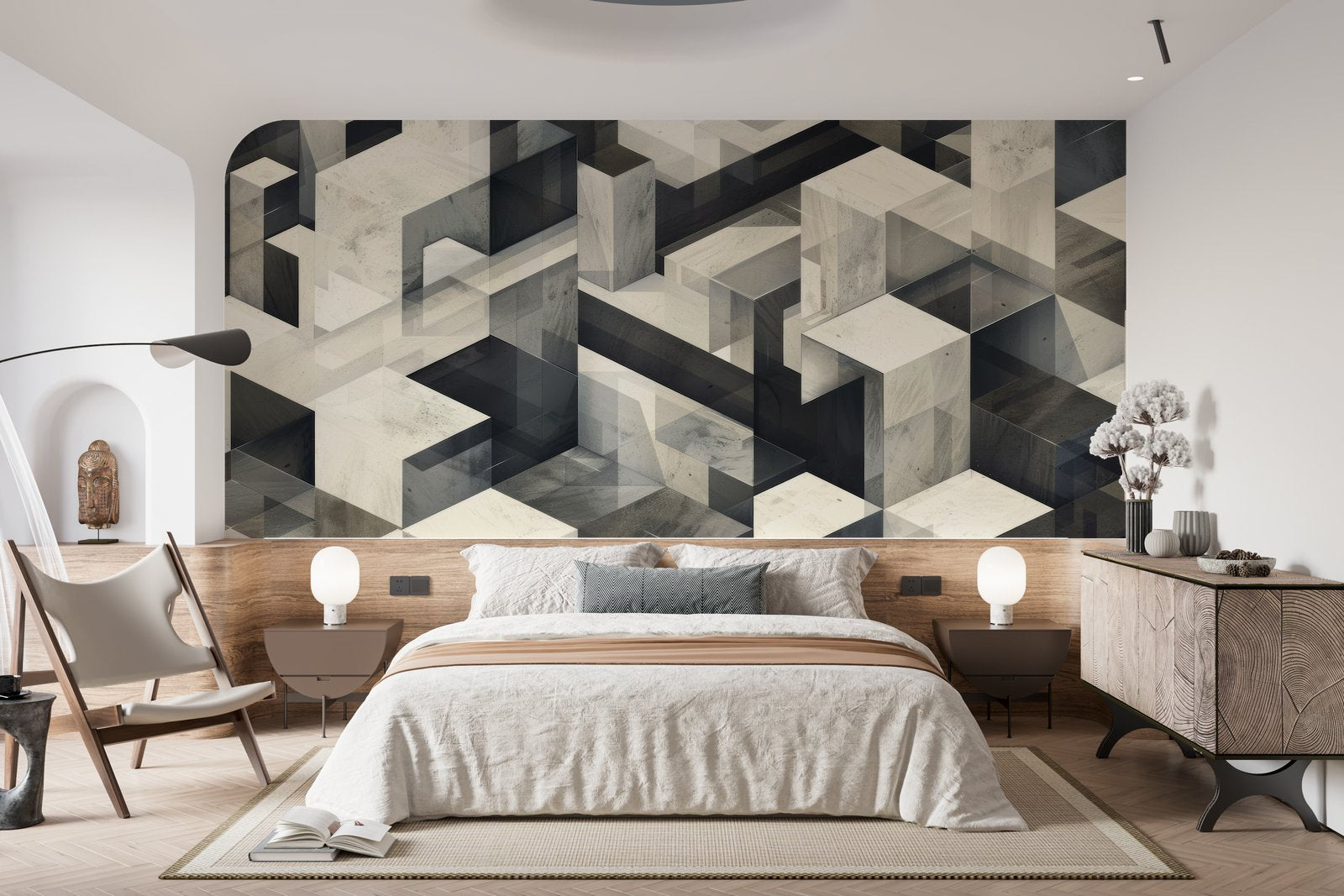 Papier peint 620 - mockup salon