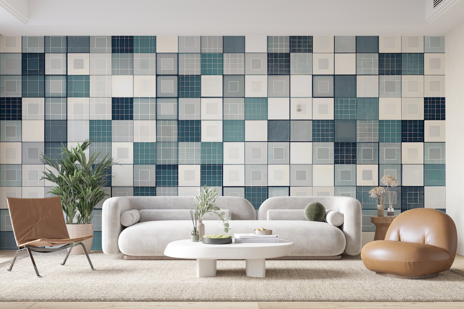 Papier peint 621 - mockup chambre