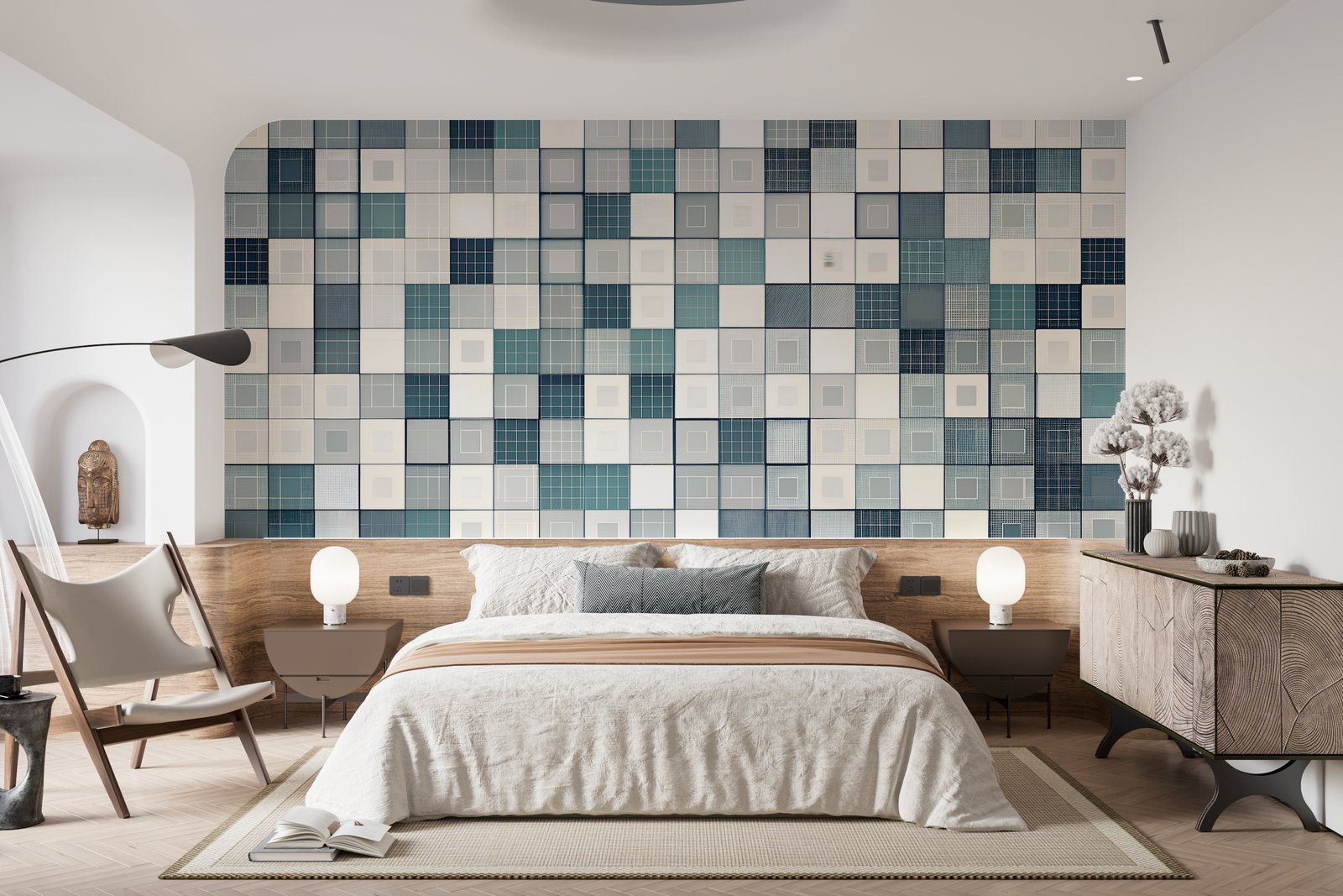 Papier peint 621 - mockup salon