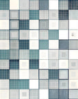 Papier Peint Géométrique - Mosaïque Carrés