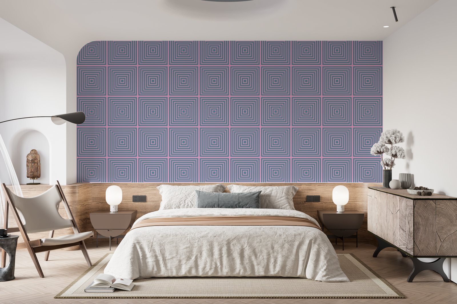 Papier peint 622 - mockup salon