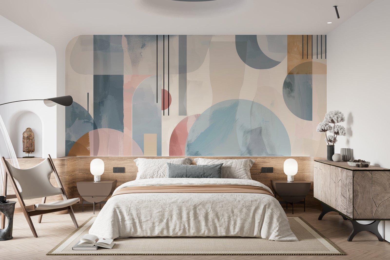Papier peint 623 - mockup salon