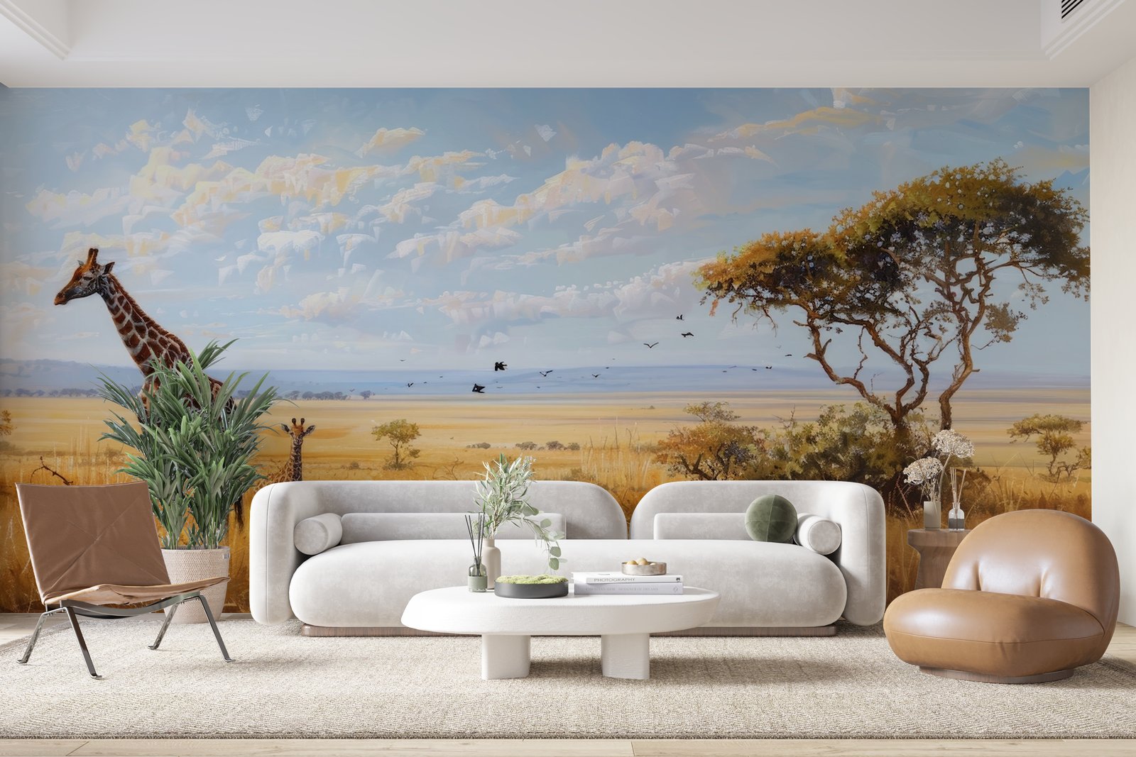 Papier peint 626 - mockup chambre