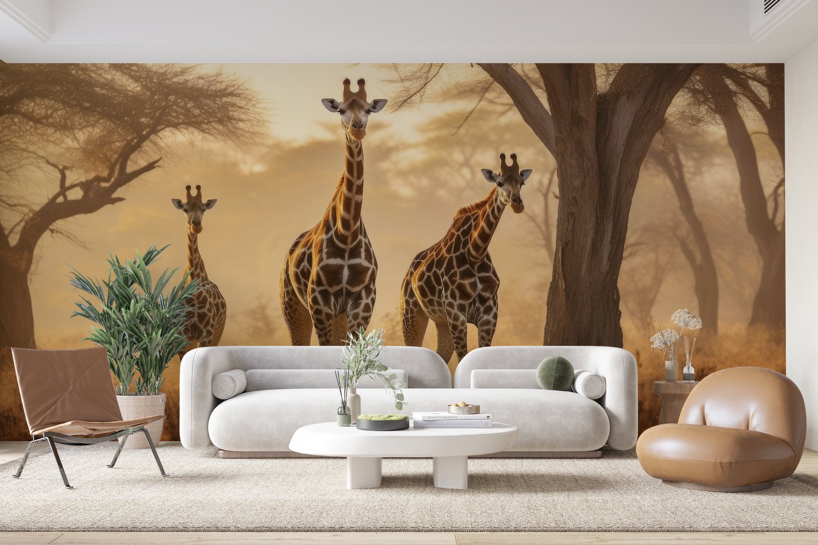 Papier peint 628 - mockup chambre