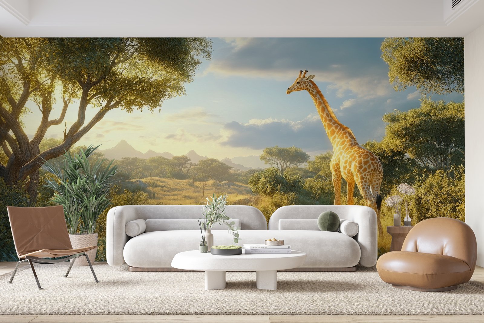 Papier peint 629 - mockup chambre