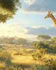 Papier Peint Paysage - Savane Arborée