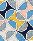 Papier Peint Géométrique - Fleurs de Cercles Colorées