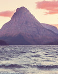 Papier Peint Montagne - Rose Abstrait