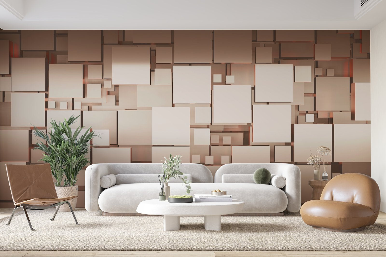 Papier peint 636 - mockup chambre