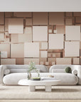 Papier peint 636 - mockup chambre