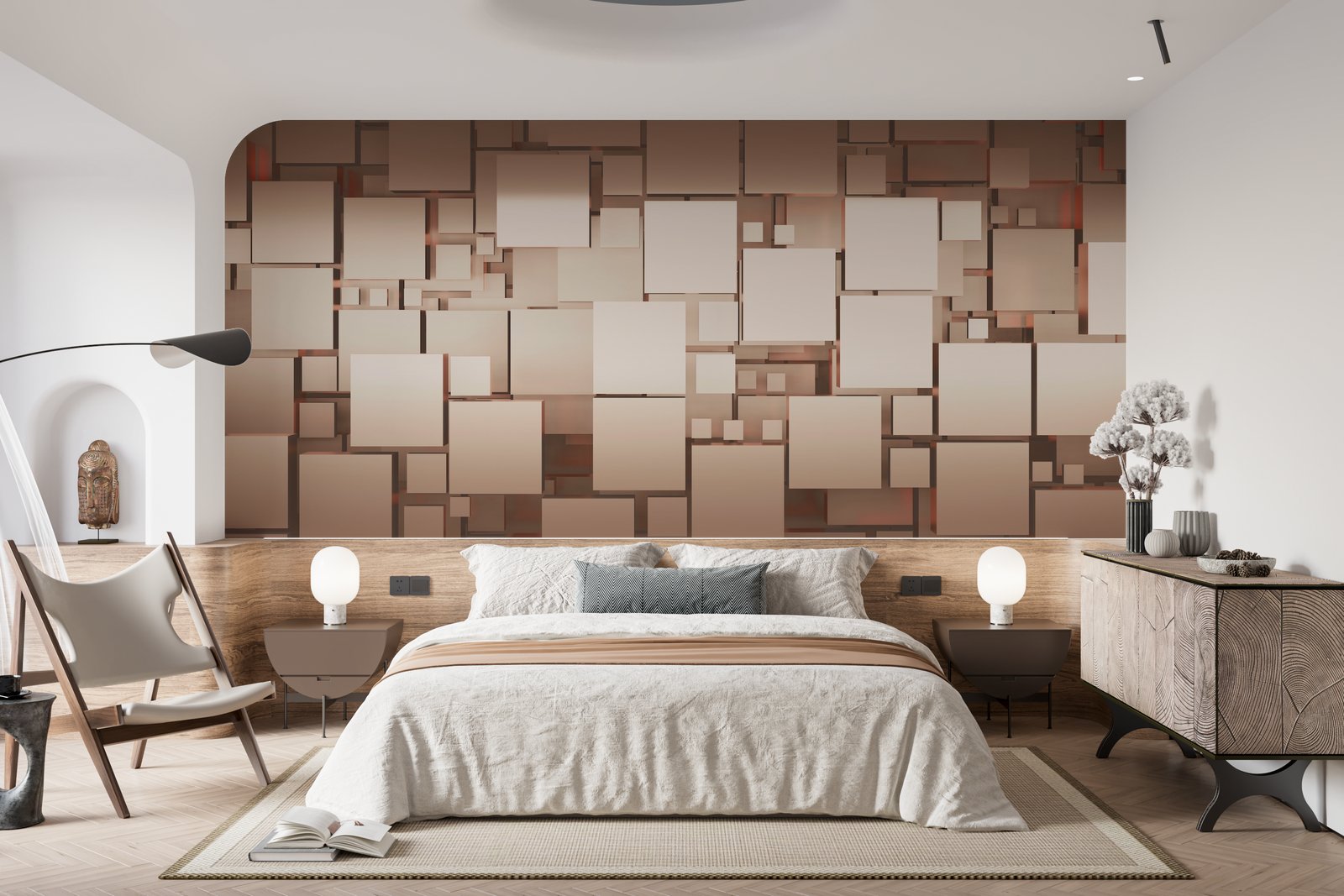 Papier peint 636 - mockup salon