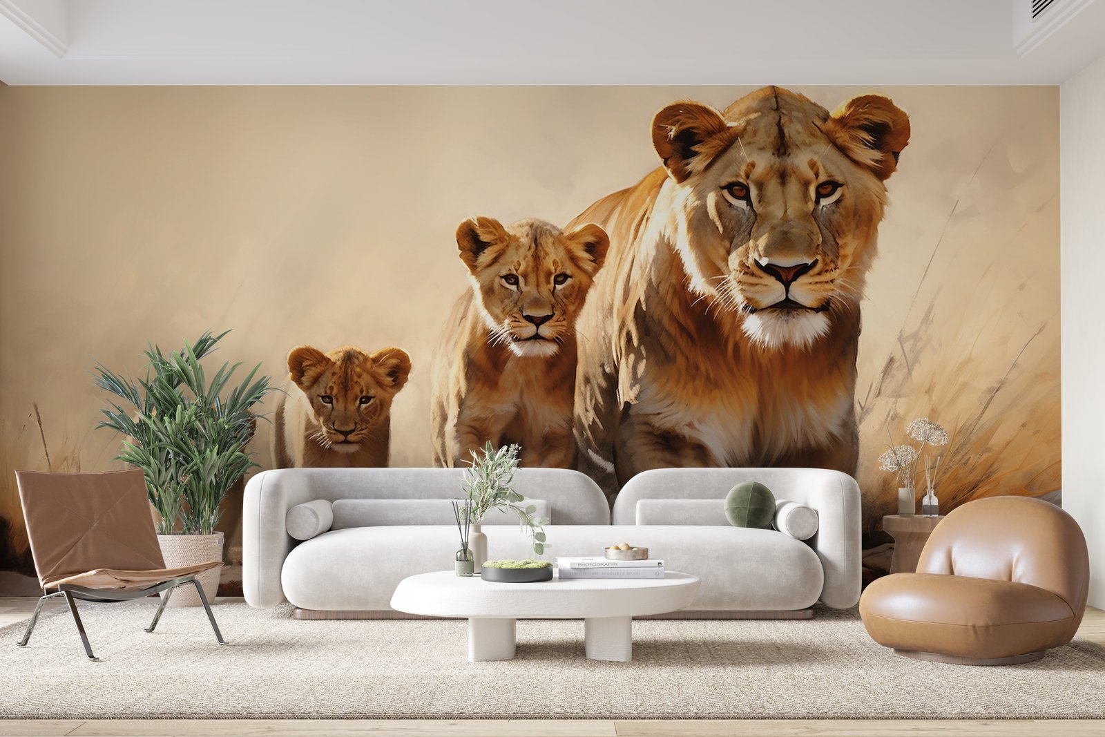 Papier peint 641 - mockup chambre