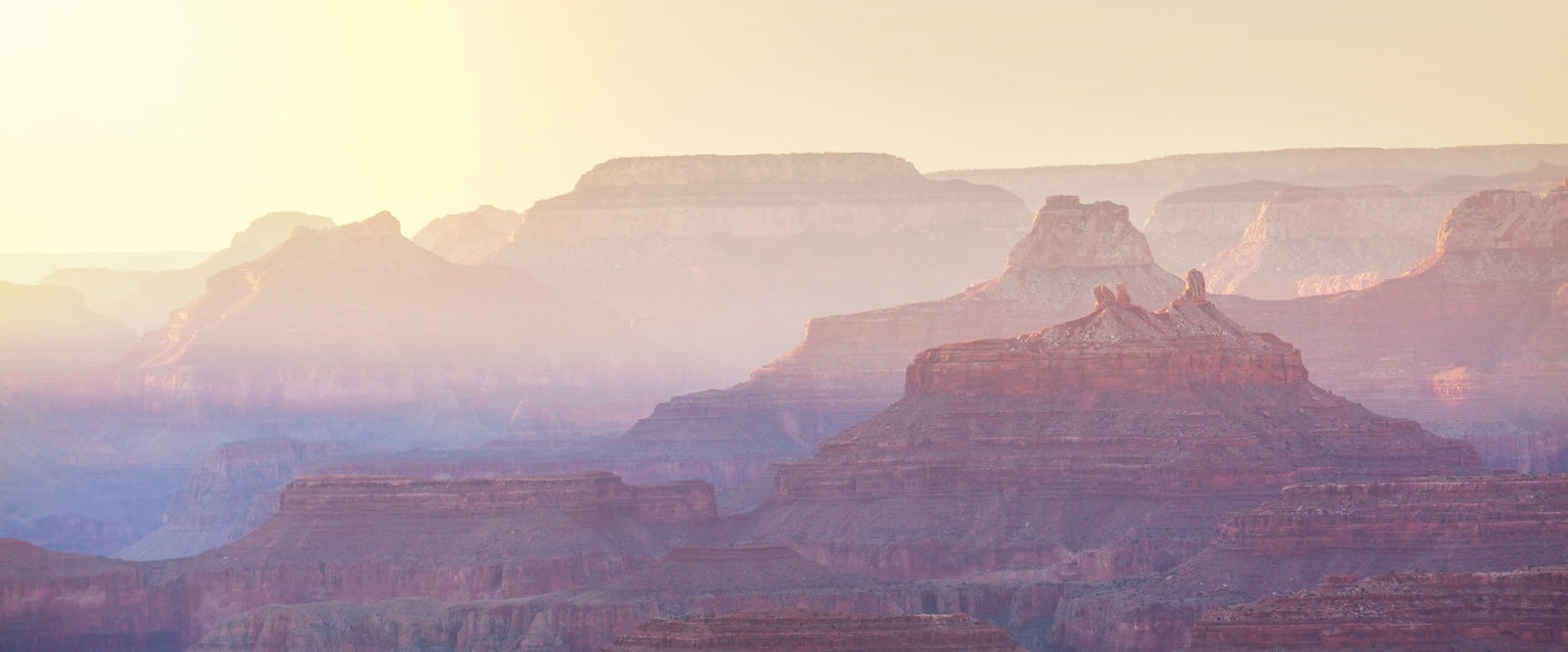 Papier Peint Montagne - Canyon Pastel