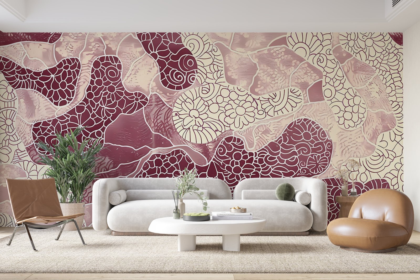 Papier peint 643 - mockup chambre