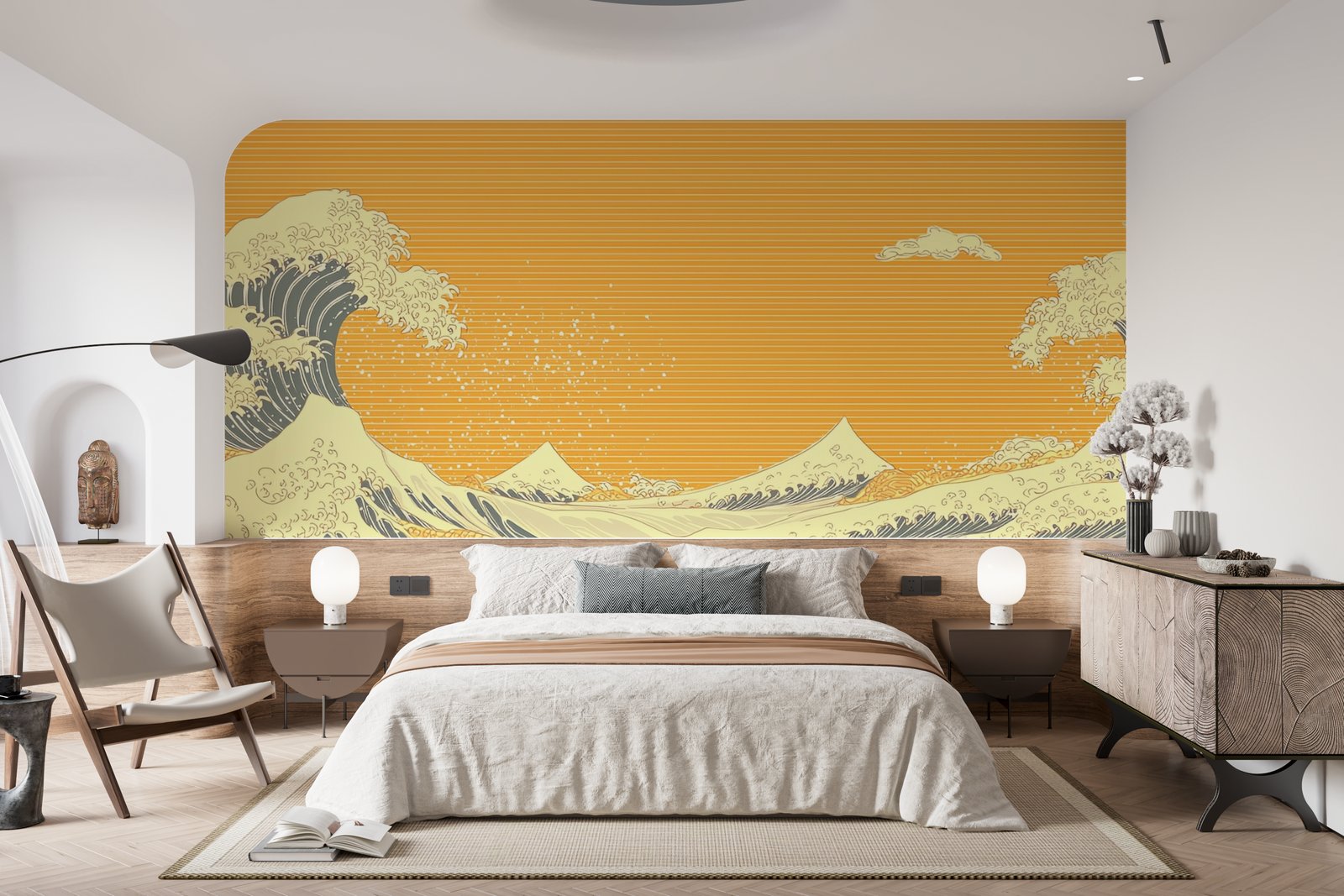 Papier peint 649 - mockup salon