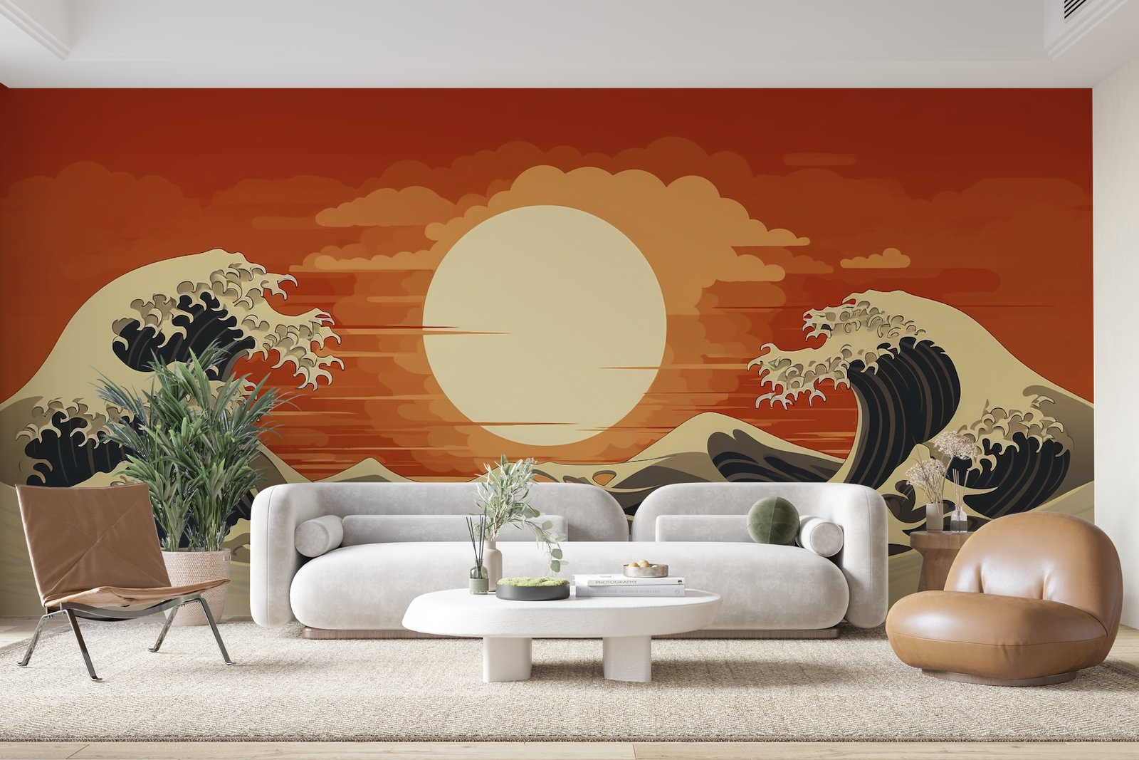Papier peint 651 - mockup chambre
