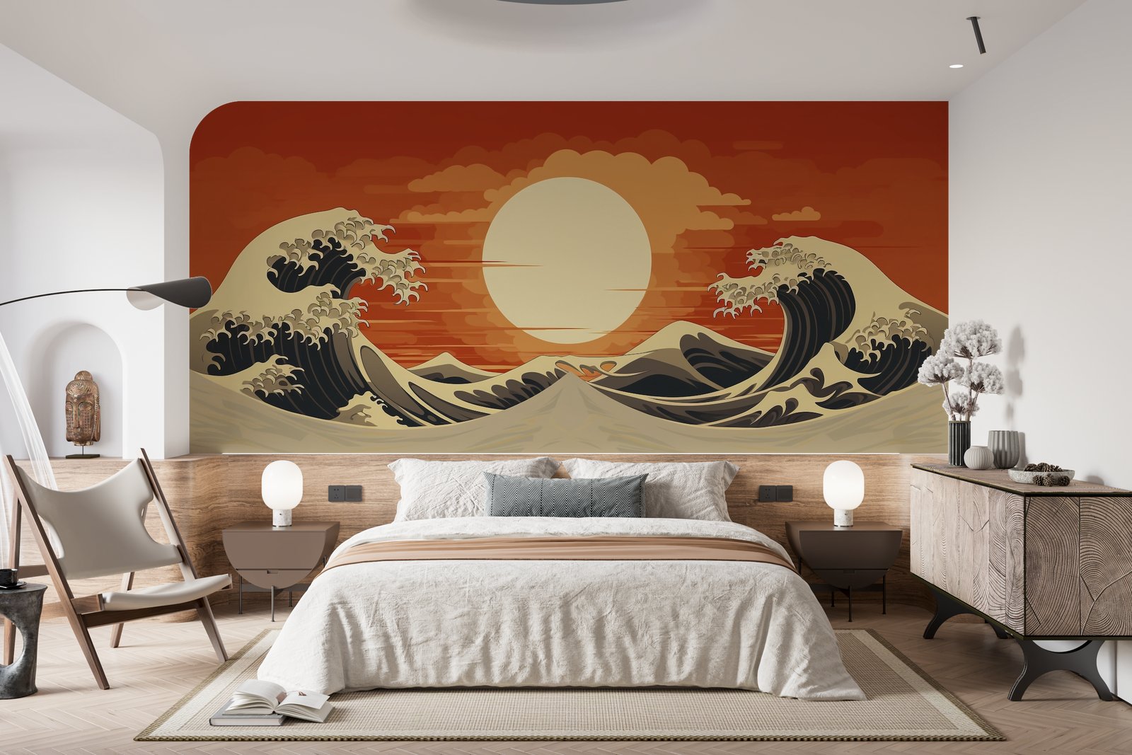 Papier peint 651 - mockup salon