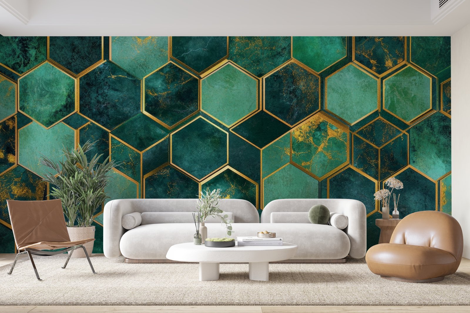 Papier peint 655 - mockup chambre