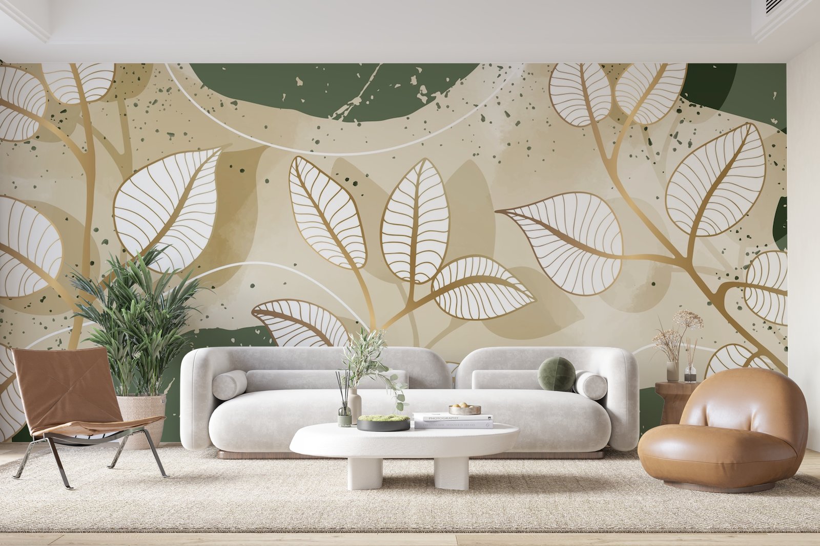 Papier peint 656 - mockup chambre