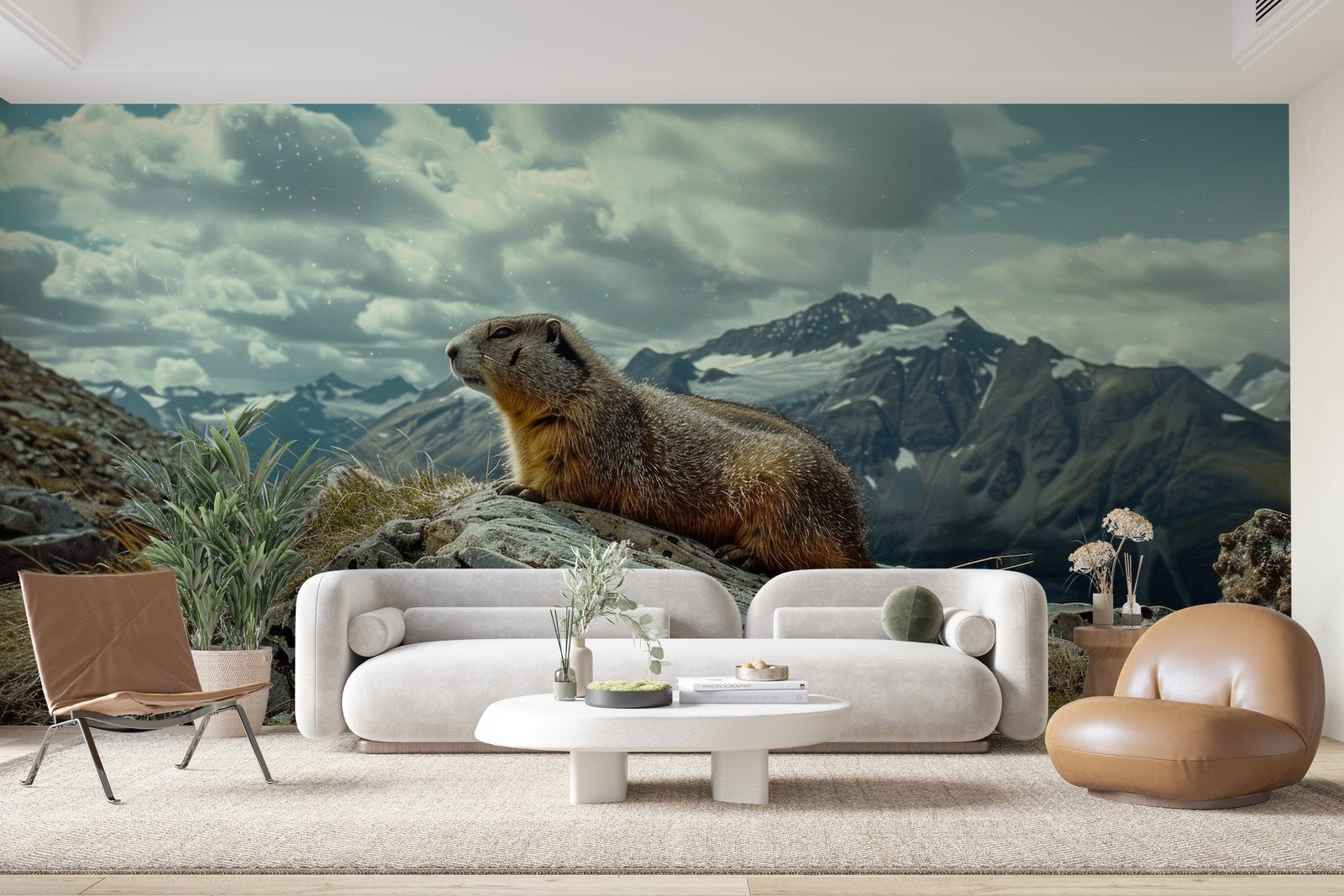 Papier peint 660 - mockup chambre