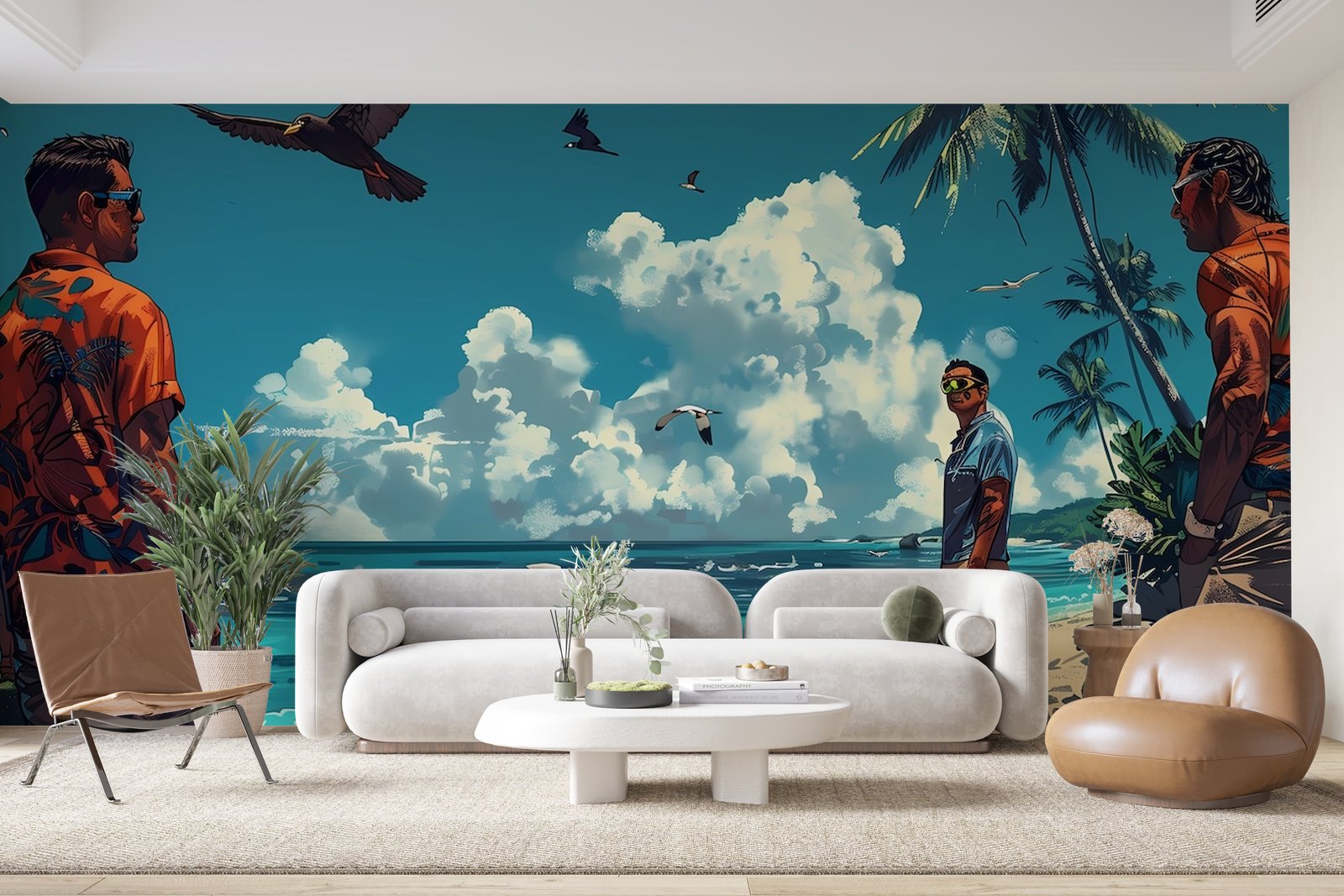 Papier peint 671 - mockup chambre