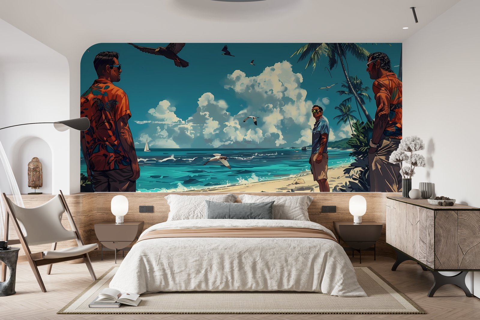 Papier peint 671 - mockup salon