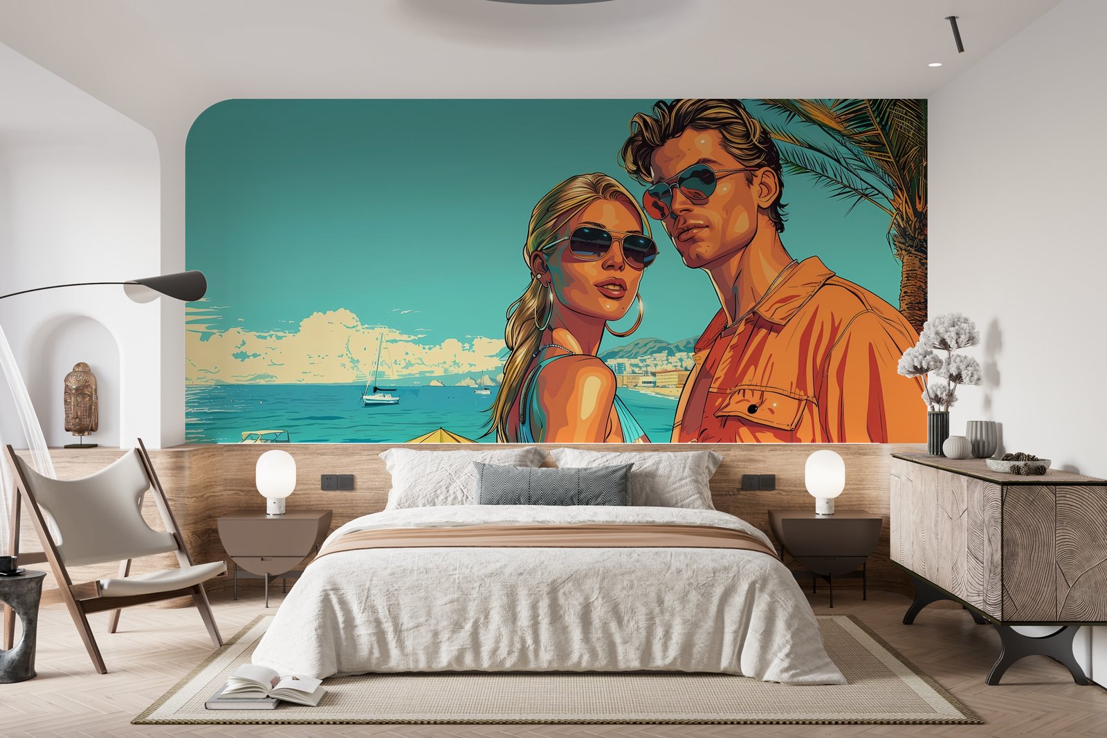 Papier peint 673 - mockup salon