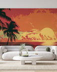Papier peint 674 - mockup chambre