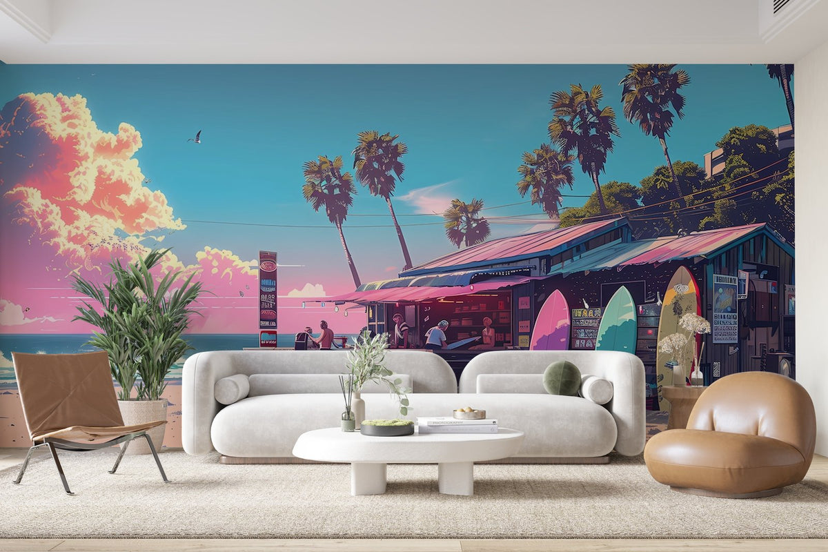 Papier peint 678 - mockup chambre