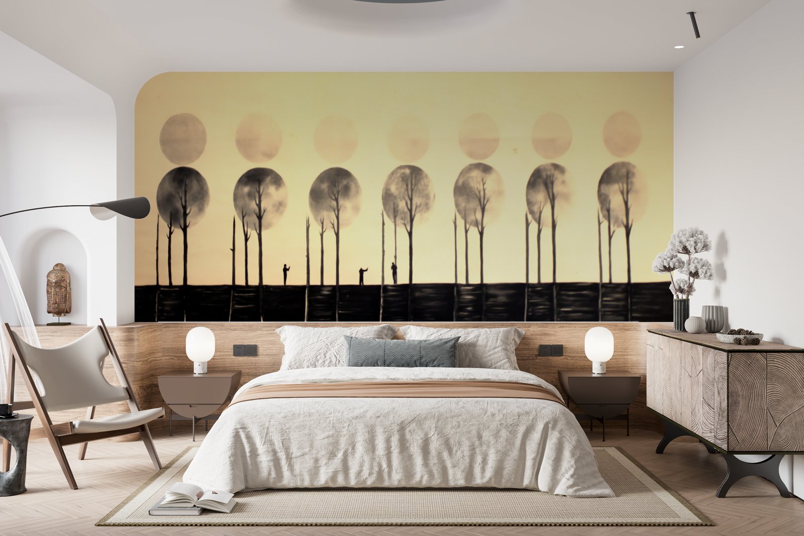 Papier peint 681 - mockup salon